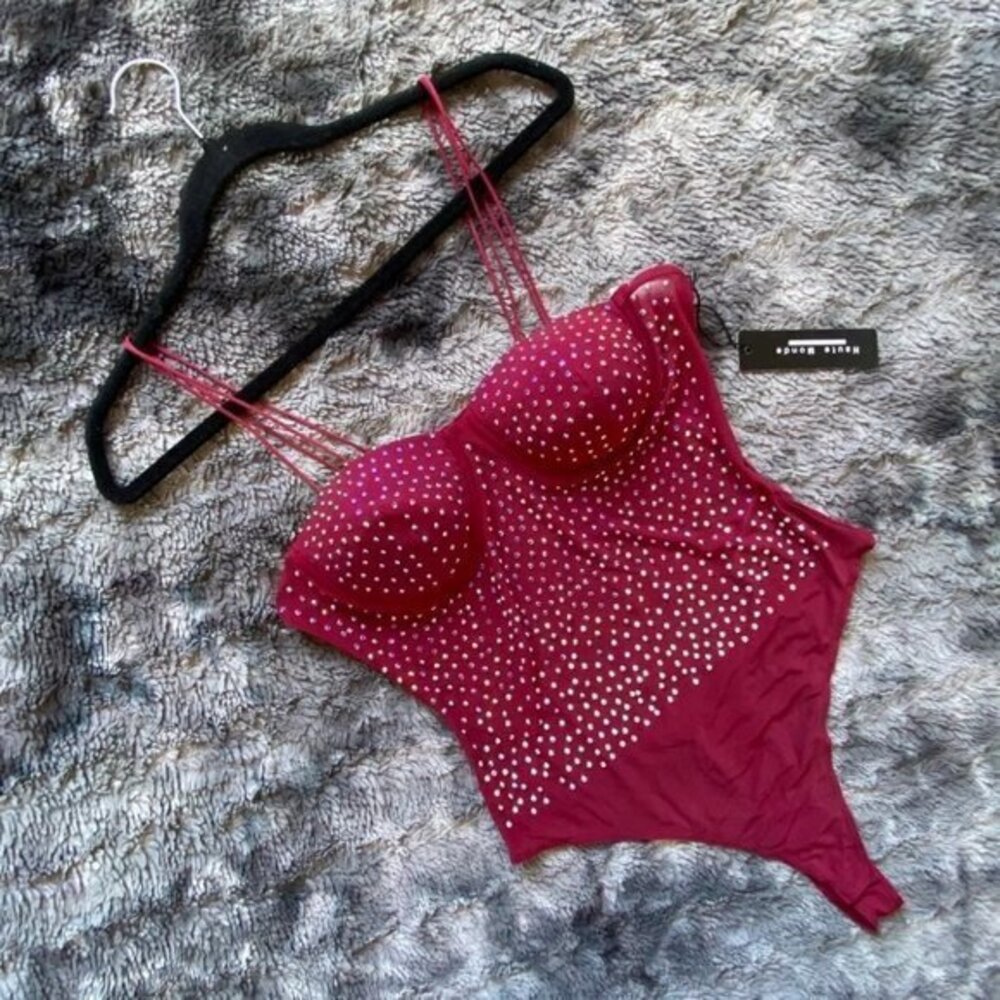 Crystal Vision Scarlet Bodysuit